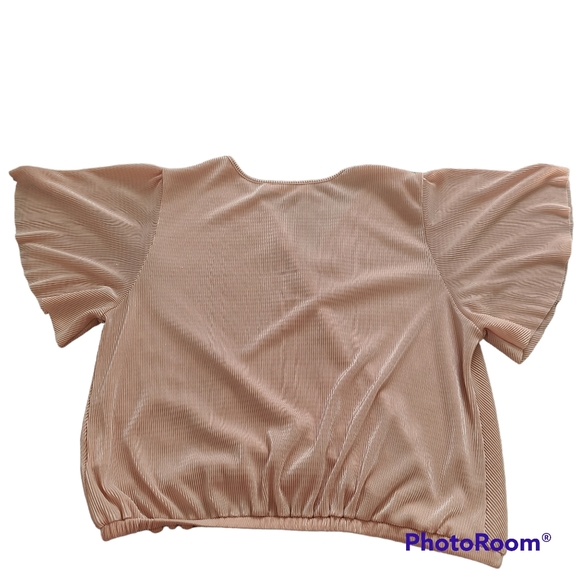 ASTR the label pink rose pleated top size XL - Picture 2 of 6